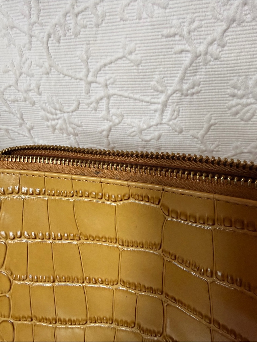 Staud Shirley Bag in Tan Croc - Picture 14 of 16